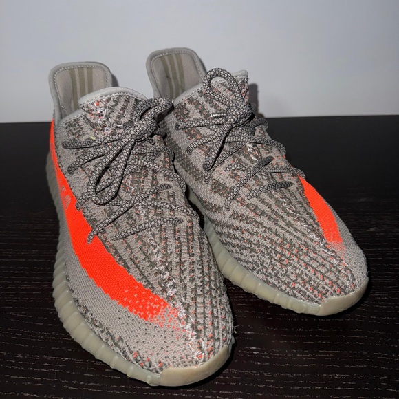 Yeezy Men's Shoes - Black, Gray, Cream, Green, Orange - Picture 4 of 8